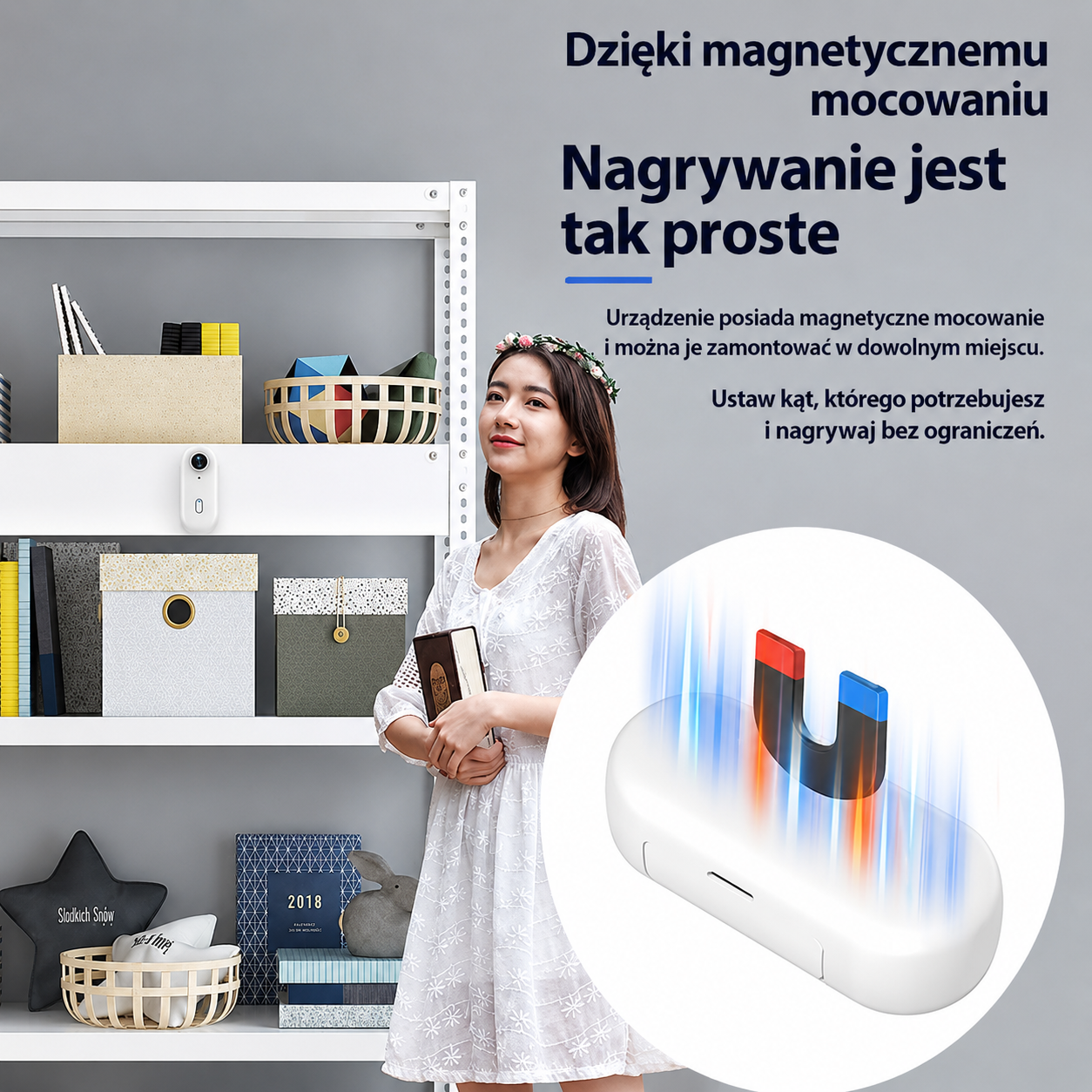 Mini kamera sportowa 4K Ultra HD z Wi-Fi