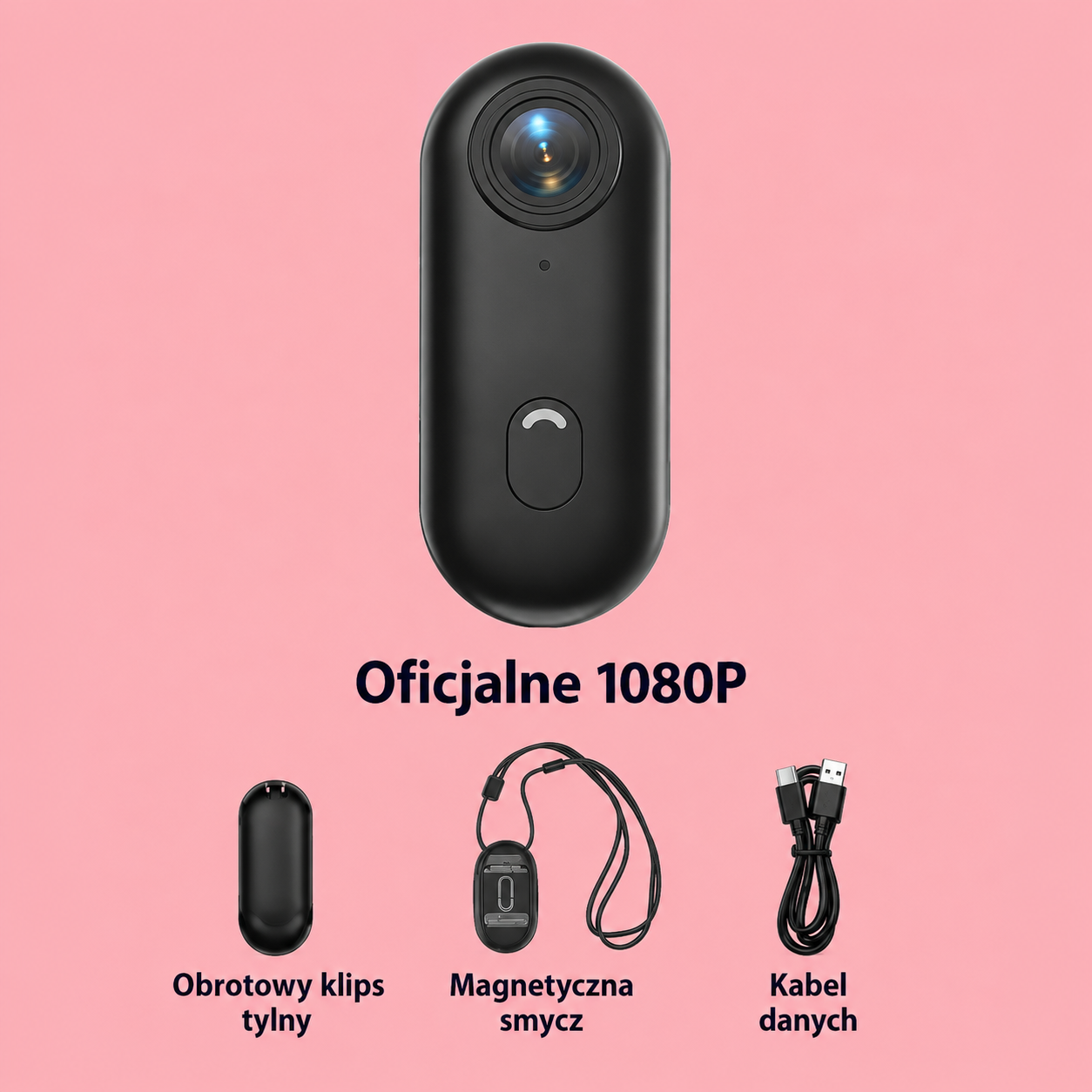 Mini kamera sportowa 4K Ultra HD z Wi-Fi