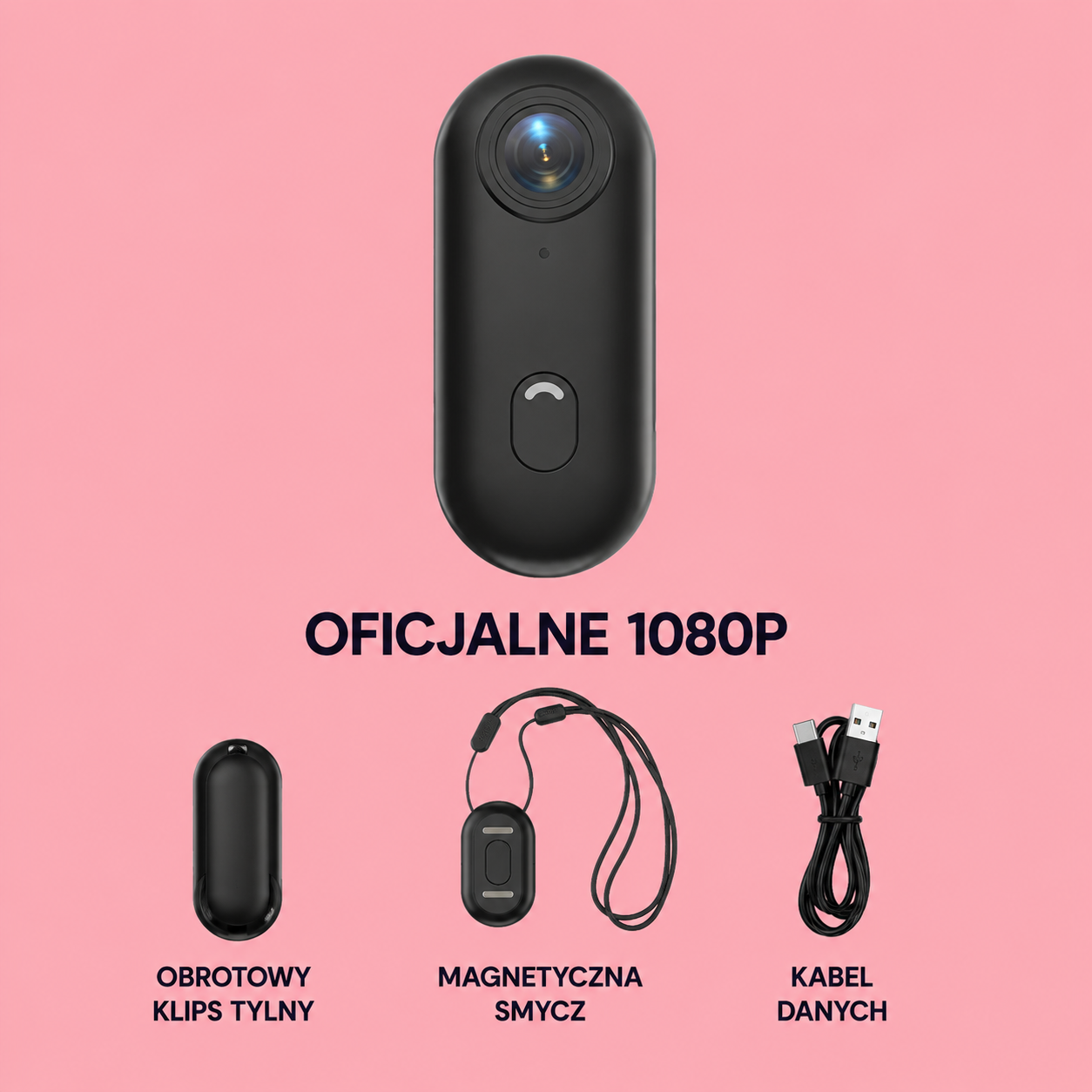 Mini kamera sportowa 4K Ultra HD z Wi-Fi