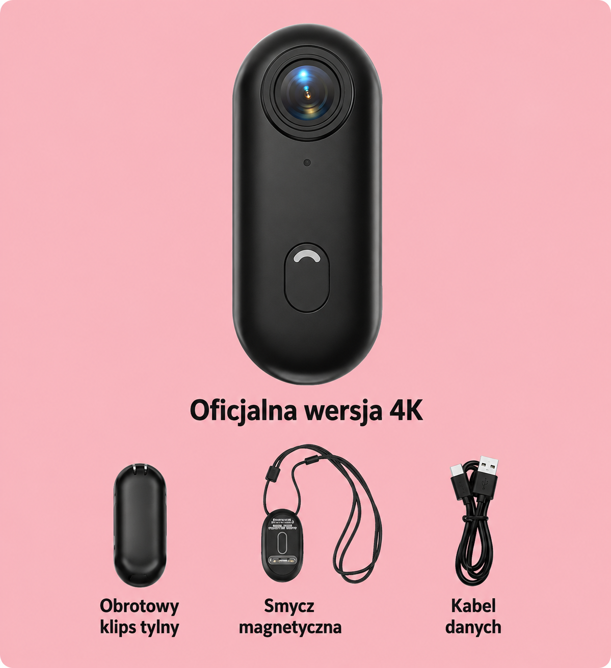 Mini kamera sportowa 4K Ultra HD z Wi-Fi
