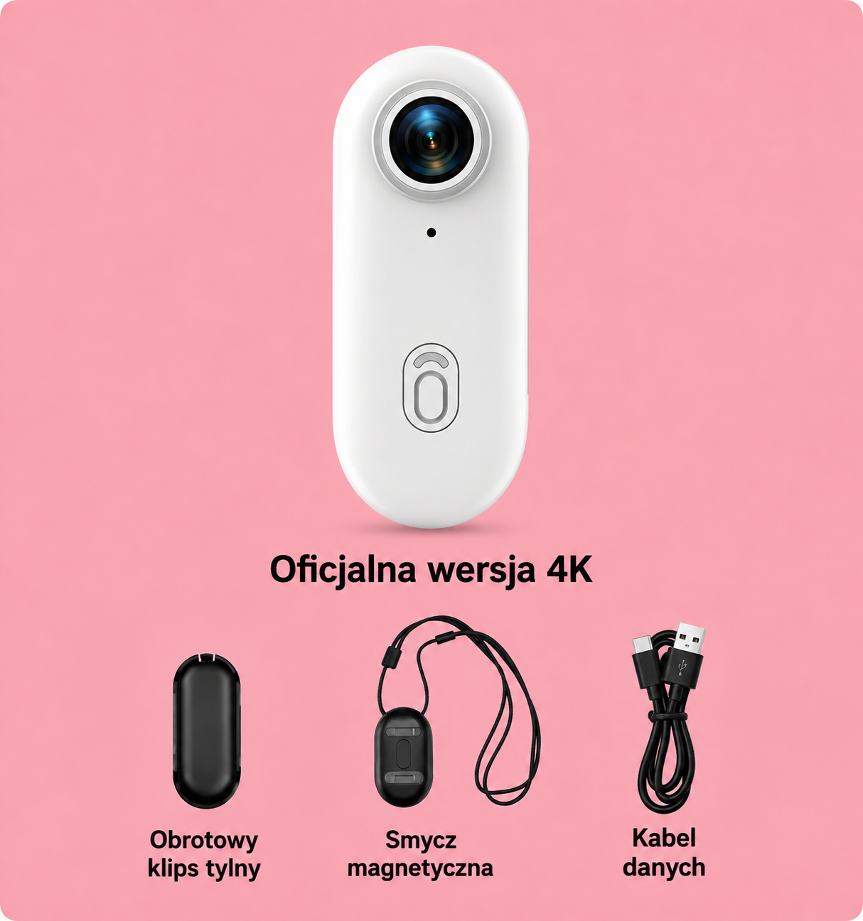 Mini kamera sportowa 4K Ultra HD z Wi-Fi