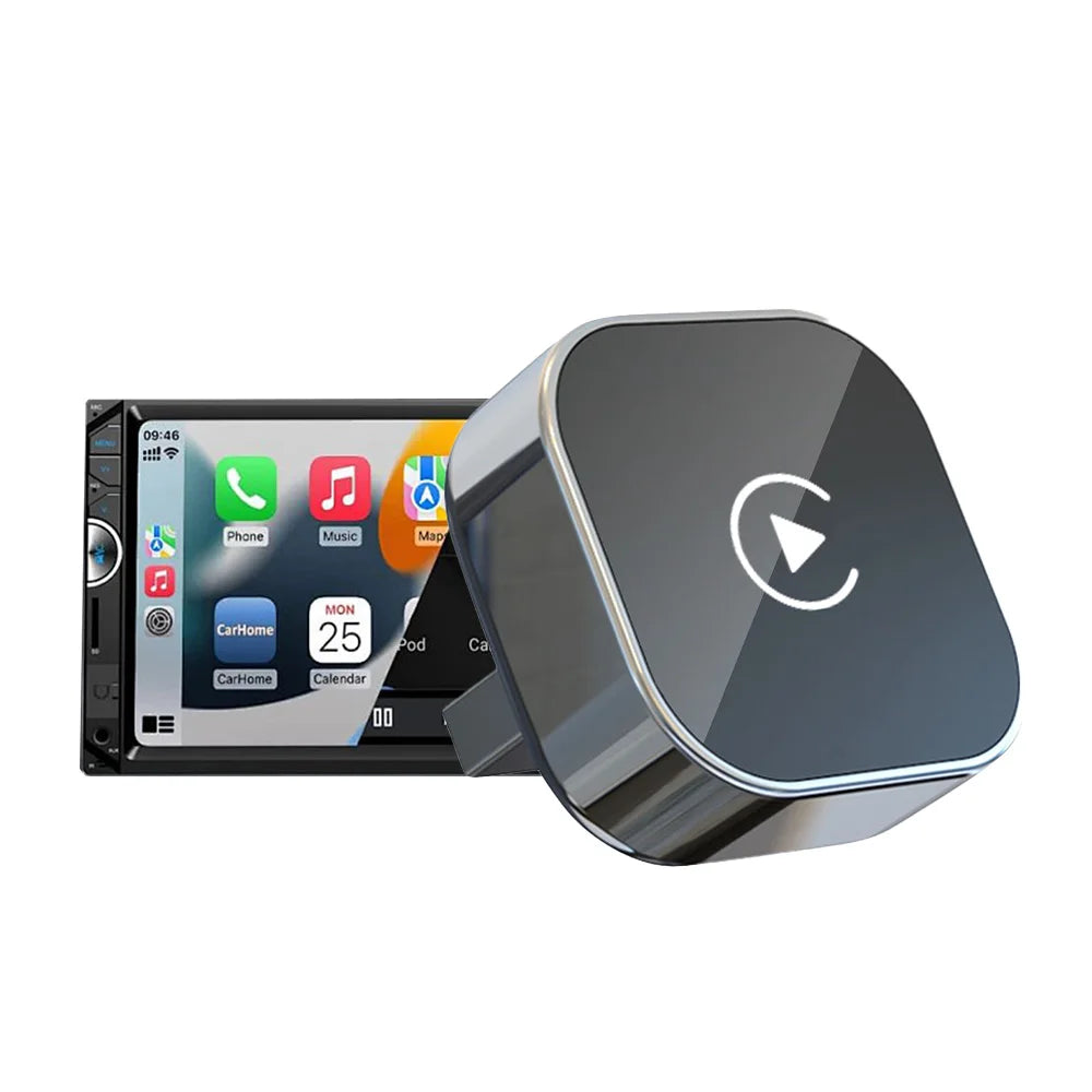 Bezprzewodowy Adapter CarPlay Android Auto 2w1 Bluetooth 5.4 Plug & Play